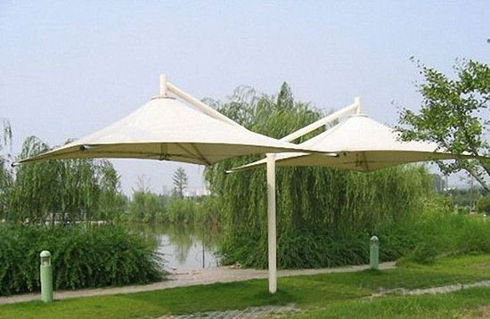 膜結構遮陽小品