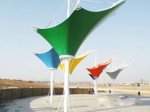 膜結(jié)構(gòu)遮陽小品