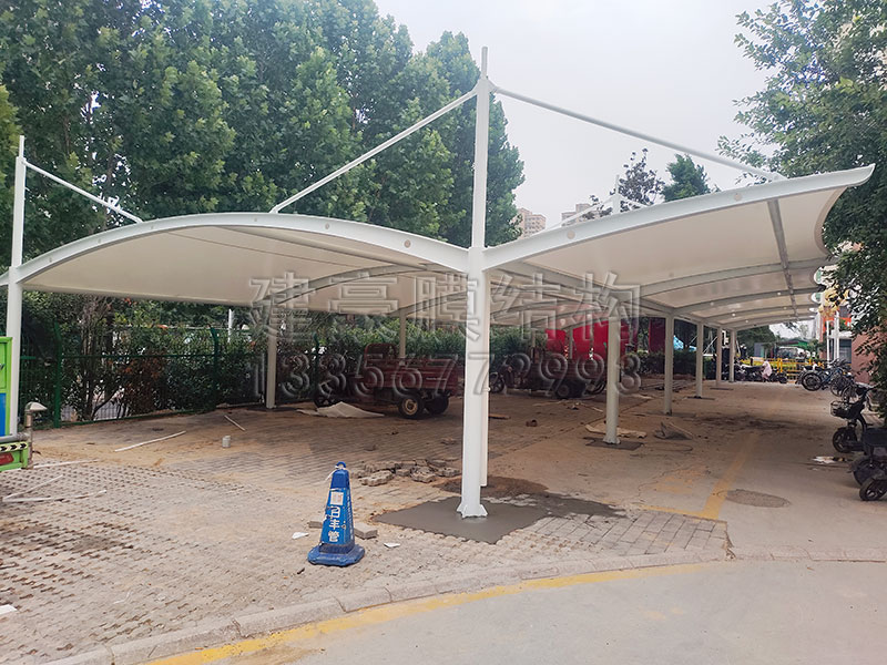 河南綠城花園小區車棚